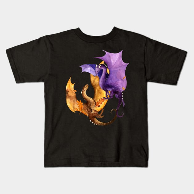 Autumn Flight Kids T-Shirt by Mechanique